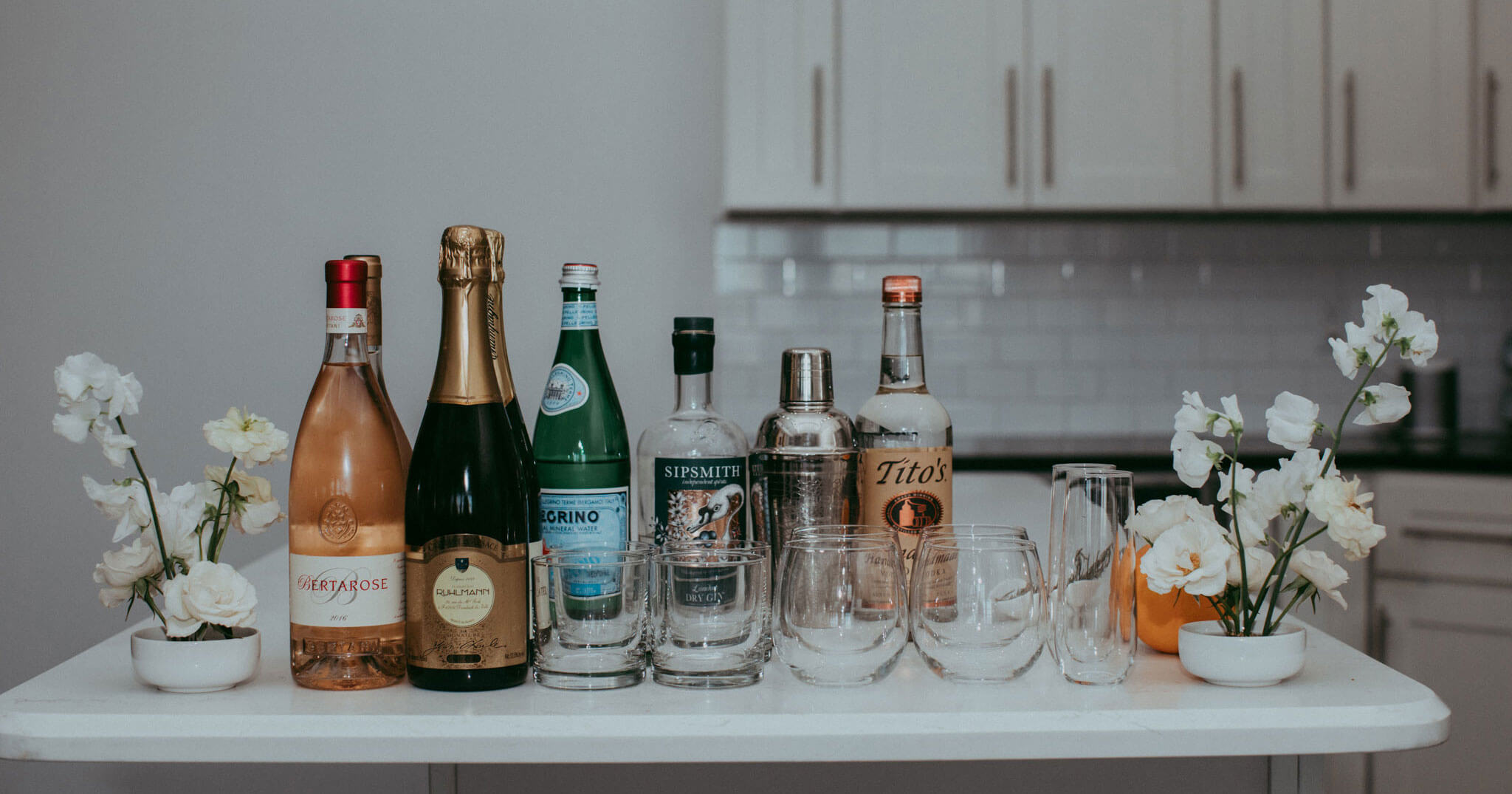 Holiday Bar Setup